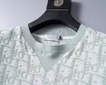 DI*OR  Spring/Summer New Two-Tone Jacquard Crew Neck Short Suit