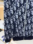 Dior jacquard zip-up cardigan