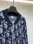 Dior jacquard zip-up cardigan