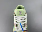 Louis Vuitton LV Trainer — Grass Green with Sequin Lettering (LV Collaboration) — Original Version (X2)