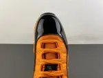 Air Jordan 11 Orange/Black Patent Leather Authentic Label 50, Style Code CT8012-700