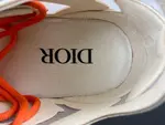 Christian Dior running shoes, brown and orange.