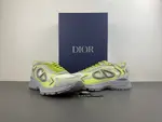 Christian Dior running shoes, grey fluorescent green