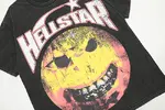 Hellstar Studios Evil Smile Short Sleeve Tee Shirt Washed Black