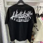 Hellstar Studios Heaven Sounds Like Short Sleeve Tee Shirt Cream Unisex