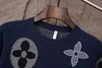 LV Intarsia Crew-Neck Wool Sweater
