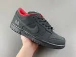 Supreme x Nike SB Dunk Low “Black/Red”  HQ8487 -001