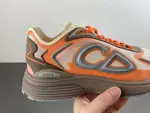 Christian Dior running shoes, brown and orange.