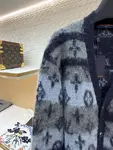 LOUIS VUITTON gradient mohair cardigan