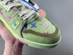 Louis Vuitton LV Trainer — Grass Green with Sequin Lettering (LV Collaboration) — Original Version (X2)