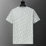 DI*OR  Spring/Summer New Two-Tone Jacquard Crew Neck Short Suit