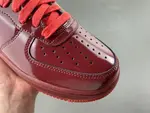 Nike Air Force 1 Low 'Patent Leather Dark Team Red'“  IO4489-601