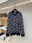 Dior wool-cotton blend printed long-sleeved shirt