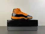 Air Jordan 11 Orange/Black Patent Leather Authentic Label 50, Style Code CT8012-700