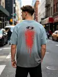 Hellstar Trendy Brand Pure Cotton T-Shirt Fabric: 32-count 250g washed combed double yarn pure cotton