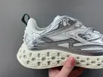 Gucci Cub3d Sneakers "Silver-White Demetra" – Style No. 819709-FAEIV-8149 (Authentic)