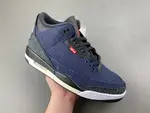Air Jordan 3 x Levi's® Indigo and Gym Red IH7959-400
