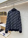 Dior jacquard zip-up cardigan