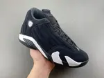 Air Jordan 14 Retro 'Black White'  487471-016