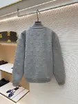 LOUIS VUITTON stand-up collar letter embossed jacket