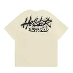 Hellstar Studios Heaven Sounds Like Short Sleeve Tee Shirt Cream Unisex