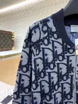 Dior jacquard zip-up cardigan