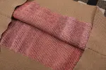 Burberry check wool blend crew neck knit sweater
