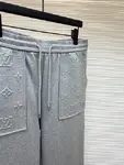 LOUIS VUITTON Stand Collar Embossed Letter Trousers