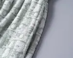 DI*OR  Spring/Summer New Two-Tone Jacquard Crew Neck Short Suit