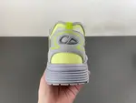 Christian Dior running shoes, grey fluorescent green