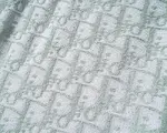 DI*OR  Spring/Summer New Two-Tone Jacquard Crew Neck Short Suit