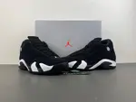 Air Jordan 14 Retro 'Black White'  487471-016