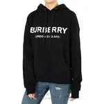 Burberry 100% Cotton Sweatshirt with Fleece Terry Cloth - High-Quality Hooded Sweatshirt