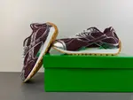 Bottega Veneta Orbit Sneakers (Dark Red/Silver) – Style No. 741357 V2X40 2245