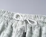 DI*OR  Spring/Summer New Two-Tone Jacquard Crew Neck Short Suit