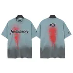 Hellstar Trendy Brand Pure Cotton T-Shirt Fabric: 32-count 250g washed combed double yarn pure cotton