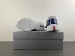 Prada America, royal blue and greyish white