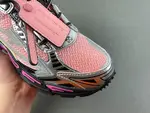 Off-White 24 Tri-Arrow Hiking Platform Chunky Shoes, Pink/Silver/Black