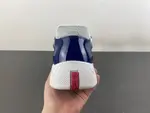 Prada America, royal blue and greyish white