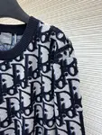 Dior wool-cotton blend printed long-sleeved shirt