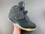 2026 Solefly x Air Jordan 5 Retro “Black/Aurora Green”  IU0734-001