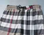 BUR*BERRY 2025 New Classic Plaid Print Beach Shorts