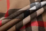 Burberry check wool blend crew neck knit sweater