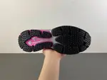 Off-White 24 Tri-Arrow Hiking Platform Chunky Shoes, Pink/Silver/Black