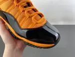 Air Jordan 11 Orange/Black Patent Leather Authentic Label 50, Style Code CT8012-700