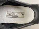 Maison Margiela Replica All-Black Glossy Leather Low-Top Sneakers (Style No. S58WS0109)