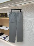 LOUIS VUITTON Stand Collar Embossed Letter Trousers