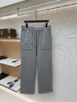 LOUIS VUITTON Stand Collar Embossed Letter Trousers