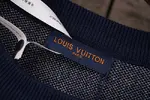 LV Intarsia Crew-Neck Wool Sweater