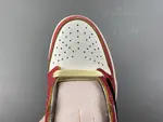 Travis Scott x Air Jordan 1 Low (White/Black/Red/Yellow) - Reverse Swoosh Low  DM7866-600
